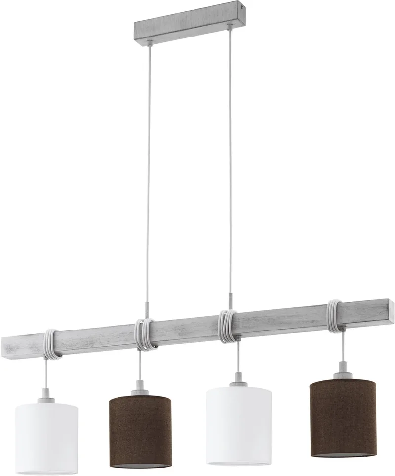 Townshend 2 Hanglamp - E27 - 100 cm fra EGLO i Hvid – produktbillede