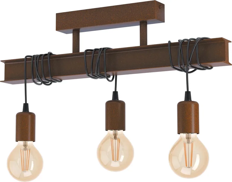 Townshend 4 Plafondlamp - E27 - 55 cm fra EGLO i Brun – produktbillede
