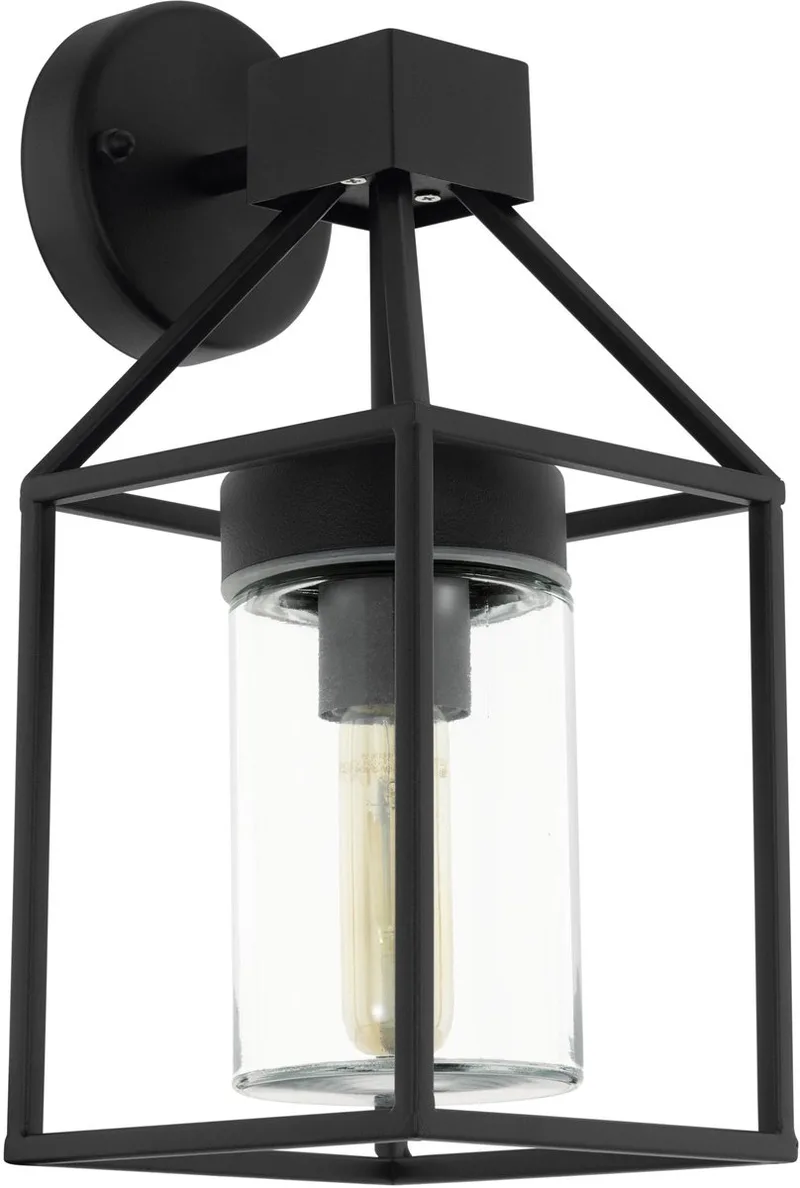 Trecate Wandlamp Buiten - E27 - 35,5 cm van EGLO in Zwart – productfoto