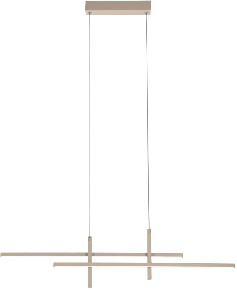 Trepiliano Hanglamp - LED - 110 cm - Zandkleur/Beige/Crème/Wit de EGLO en Zandkleur – photo produit