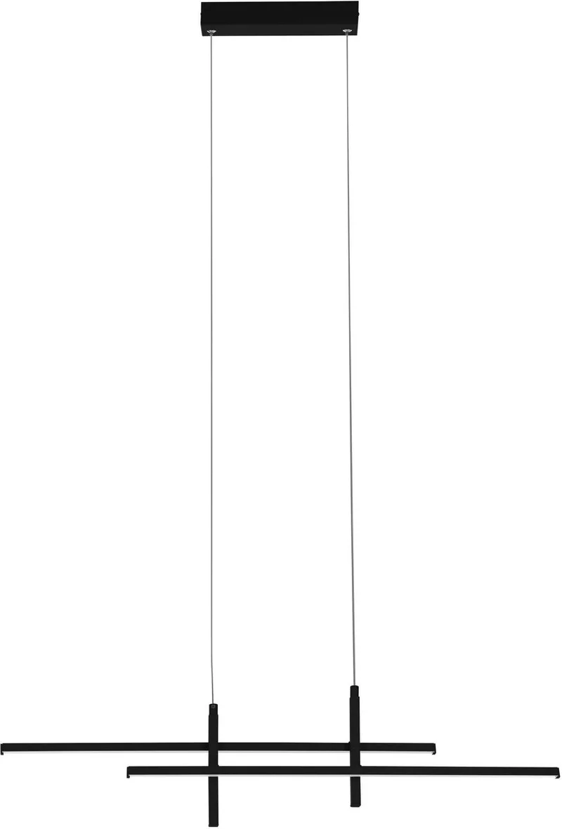 Trepiliano Hanglamp - LED - 110 cm - Zwart/Wit von EGLO in Schwarz – Produktfoto