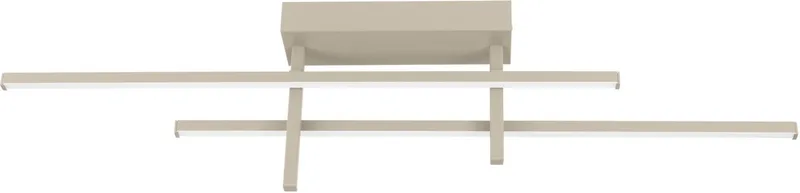 Trepiliano Plafondlamp - LED - 110 cm - Zandkleur/Beige/Wit fra EGLO i Hvid – produktbillede