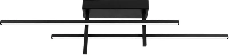 Trepiliano Plafondlamp - LED - 78.5 cm - Zwart/Wit van EGLO in Zwart – productfoto