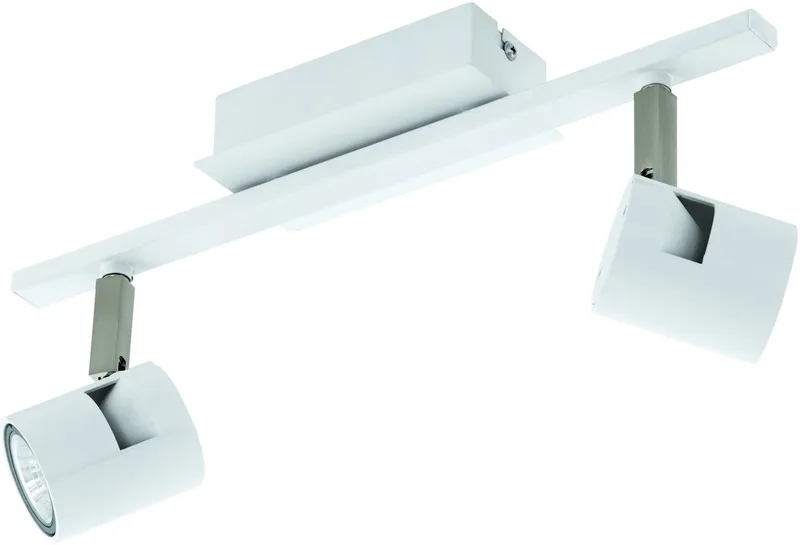 Vergiano - spot - 2-Lichts - wit/nickel-mat by EGLO in White, Nikkel-mat – product photo