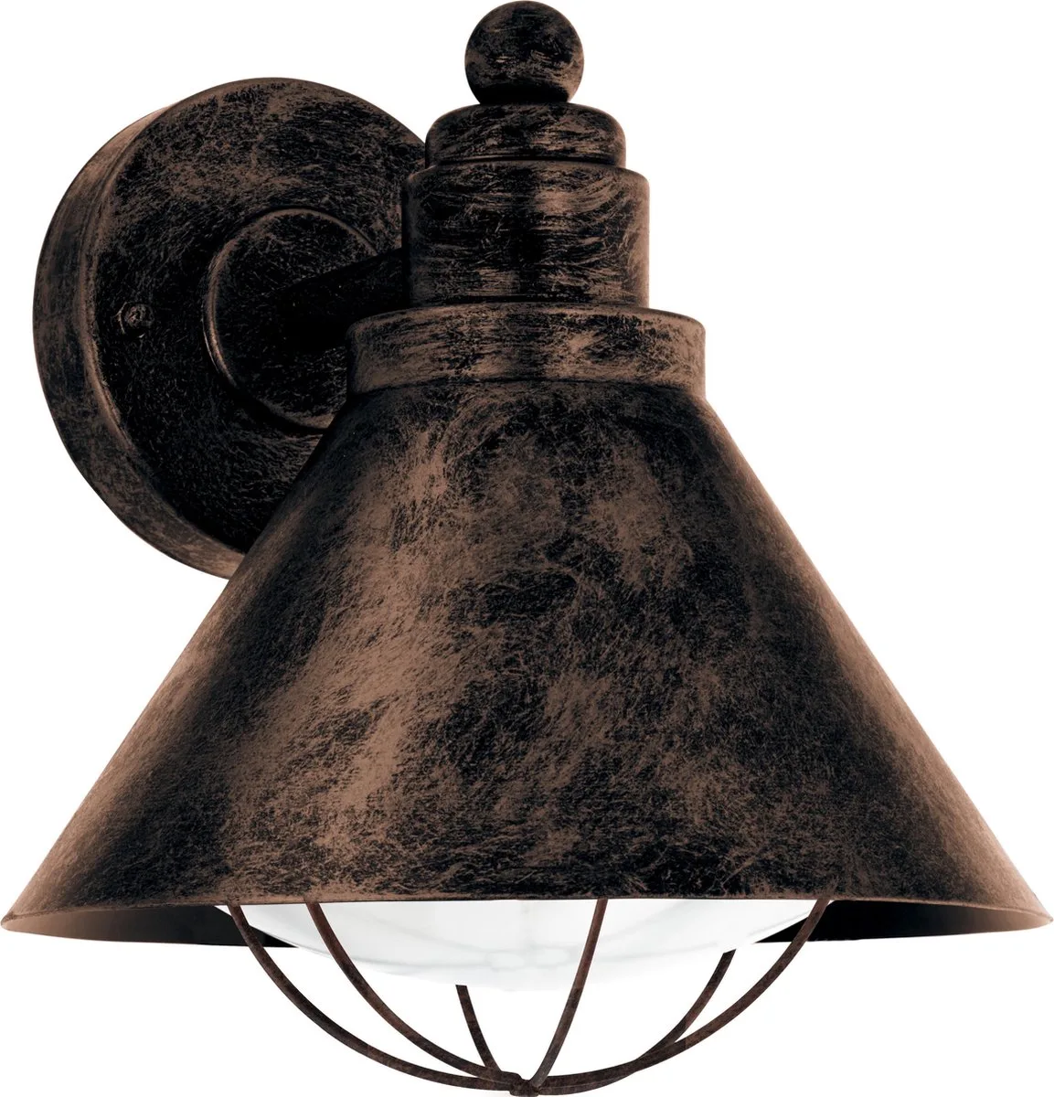 Vintage Barrosela - Buitenverlichting - Wandlamp - 1 Lichts de EGLO en Koperkleurig – photo produit