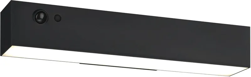 Voscari Wandlamp Buiten - Sensor - SOLAR - 28.5 cm - Dimbaar de EGLO en Noir – photo produit
