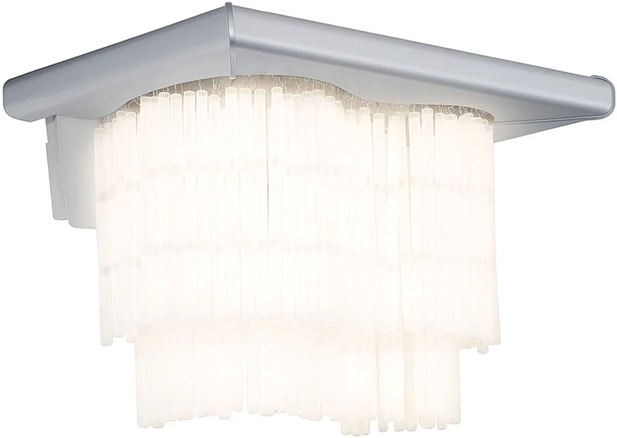 Wandlamp woonkamer glas staven spot verlichting spot ALU gang licht wit Eglo 88239 fra EGLO i Sølv – produktbillede