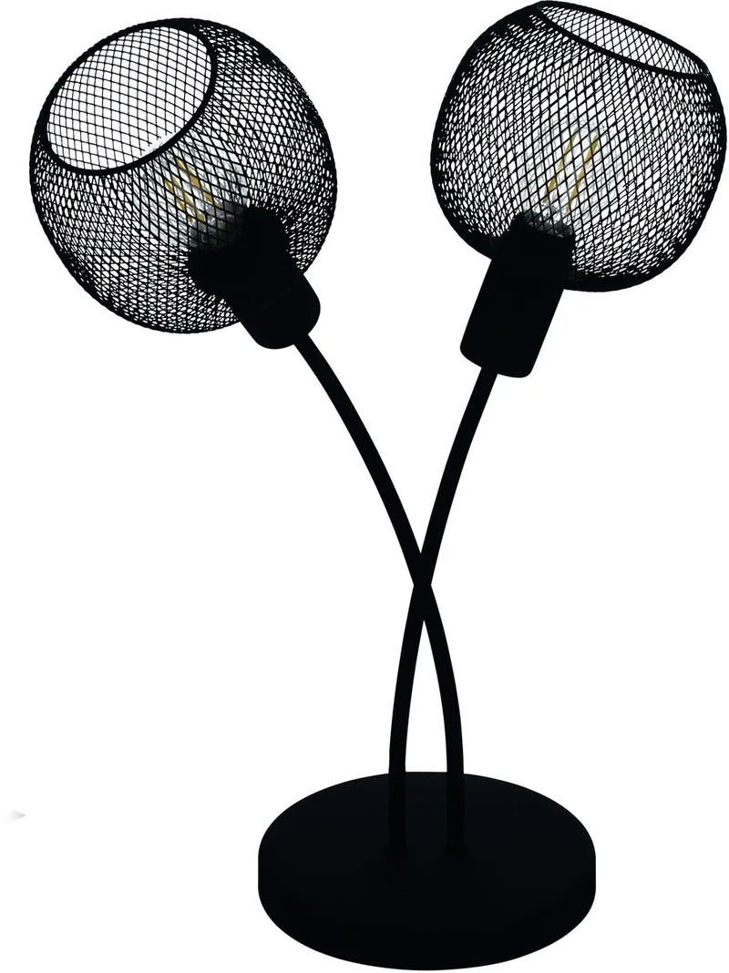 Wrington 1 Tafellamp - E14 - 40,5 cm de EGLO en Noir – photo produit