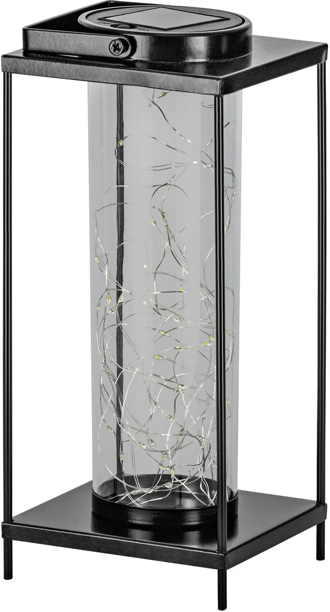 z_solar tuinverlichting zonne-energie - prikspot - LED - Bloemenpatroon de EGLO en Noir – photo produit
