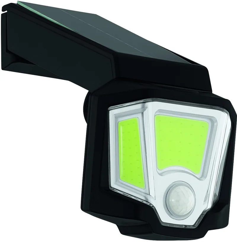 Z_Solar Wandlamp buiten - LED - 16.5 cm fra EGLO i Sort – produktbillede