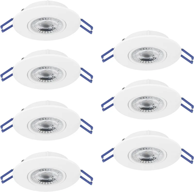 Zujar inbouwspot - LED - Ø 90 mm - 7 stuks by EGLO in White – product photo