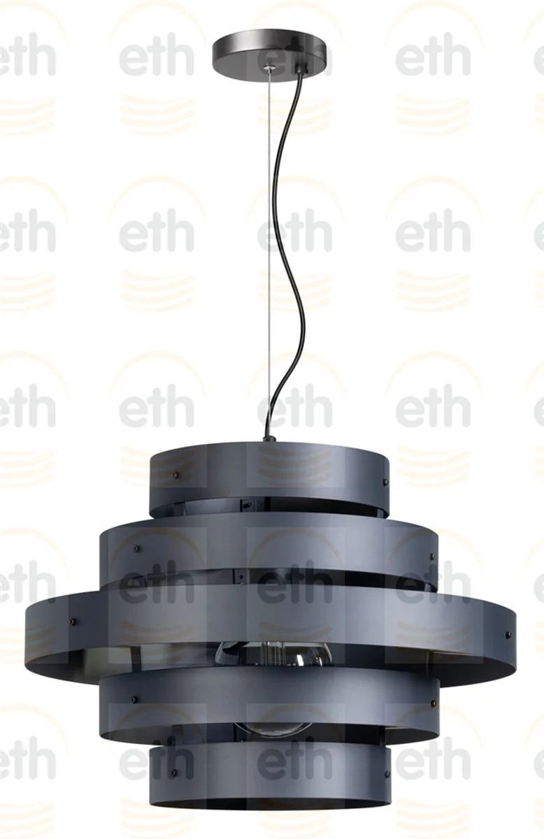 Blagoon Hanglamp M - Ø50cm - E27 från ETH i Antracit – produktbild