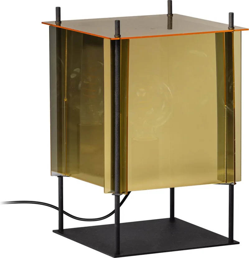 Cube - Tafellamp - Zilver - 38 cm hoog från ETH i Guld – produktbild