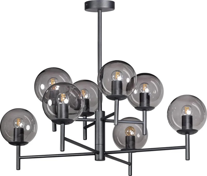 Davina Hanglamp 8x E27 40W från ETH i Svart – produktbild