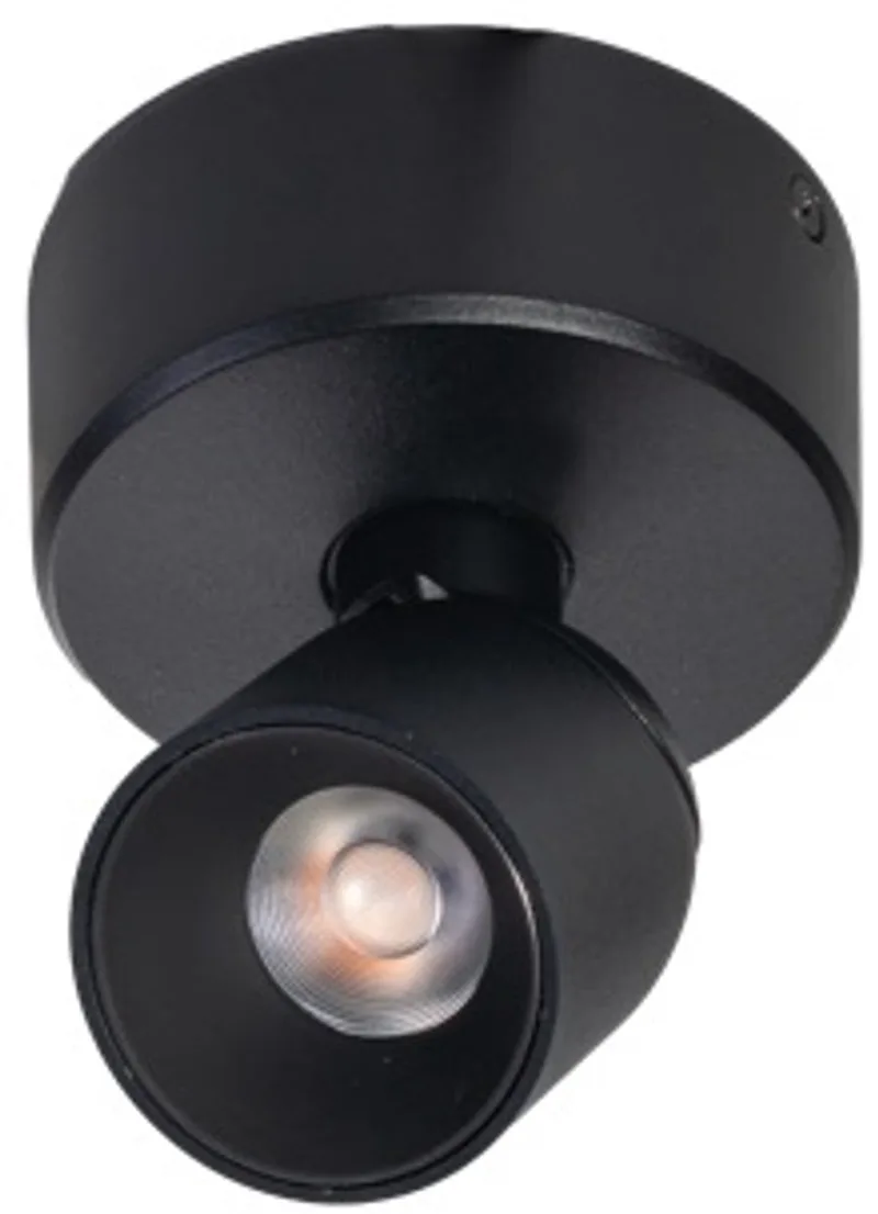 Dennis Spot rond 1L 8W Dimbaar 2700K 130x110cm de ETH en Noir – photo produit