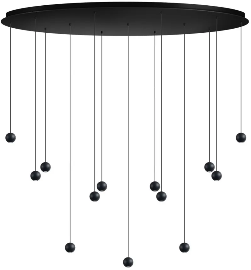 Grace Hanglamp oval 13L | 4680LM van ETH in Zwart – productfoto