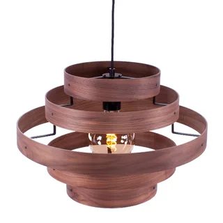 Hanglamp | walnut | 5 lichts | hout metaal | modern från ETH – produktbild 2 av 3