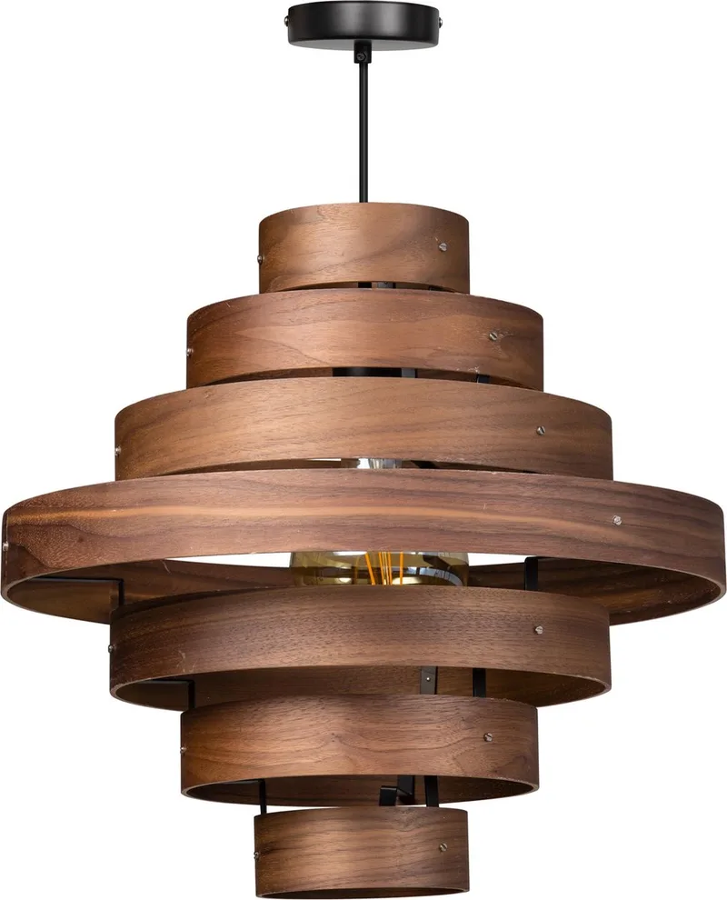 HL Helix - Hanglamp - 1 lichts - Ø 500 mm från ETH i Brun – produktbild