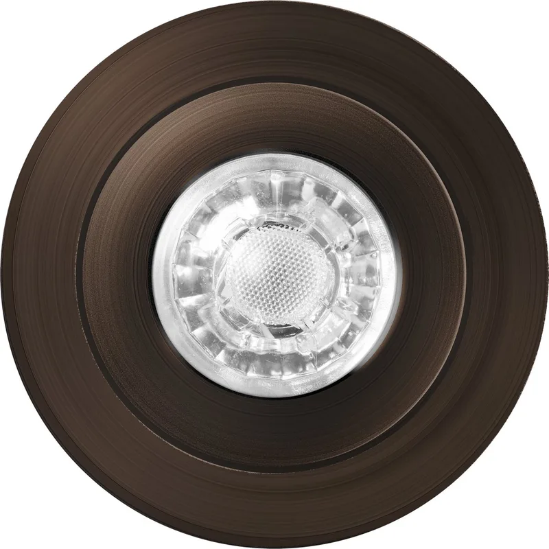 Hugo Inbouwspot GU10 50mm max 50w kantelbaar dia 85mm h22mm + GU10 fitting zaag 70-75mm de ETH en Anodic Brown – photo produit