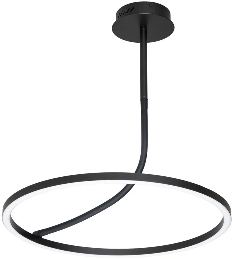 Iris plafond / hang lamp led ring från ETH i Svart – produktbild