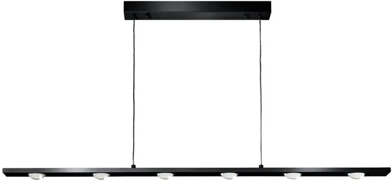 Jake Hanglamp Led met lens 2700k 42w dimbaar op lamp L1300xW80 van ETH in Zwart – productfoto