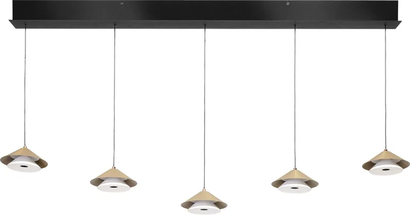 Jens Hanglamp 5 Lichts 25w Dim to Warm dimbaar YoYo functie de ETH en Taupe – photo produit