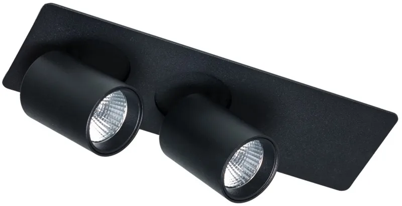 Jeroen Plafondspot 2 lichts 8w 2700k dimbaar van ETH in Zwart – productfoto