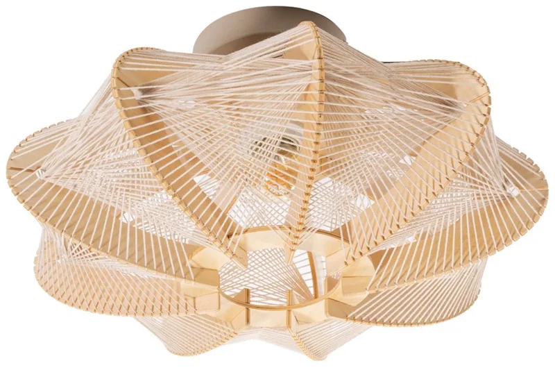 Jessica Plafonniere 1 lichts 60w Natural/Beige 40cm von ETH in Beige – Produktfoto