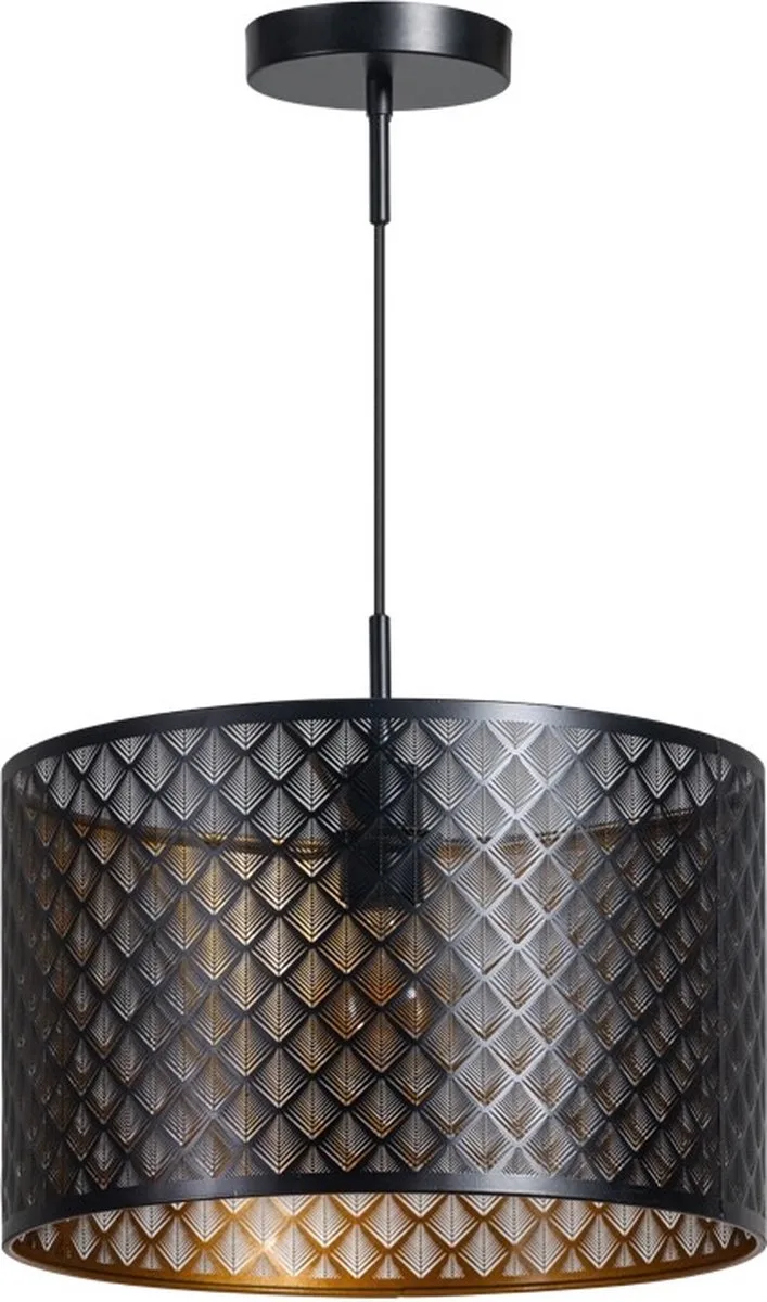 Laser hanglamp 50cm 1x E27 från ETH i Svart – produktbild