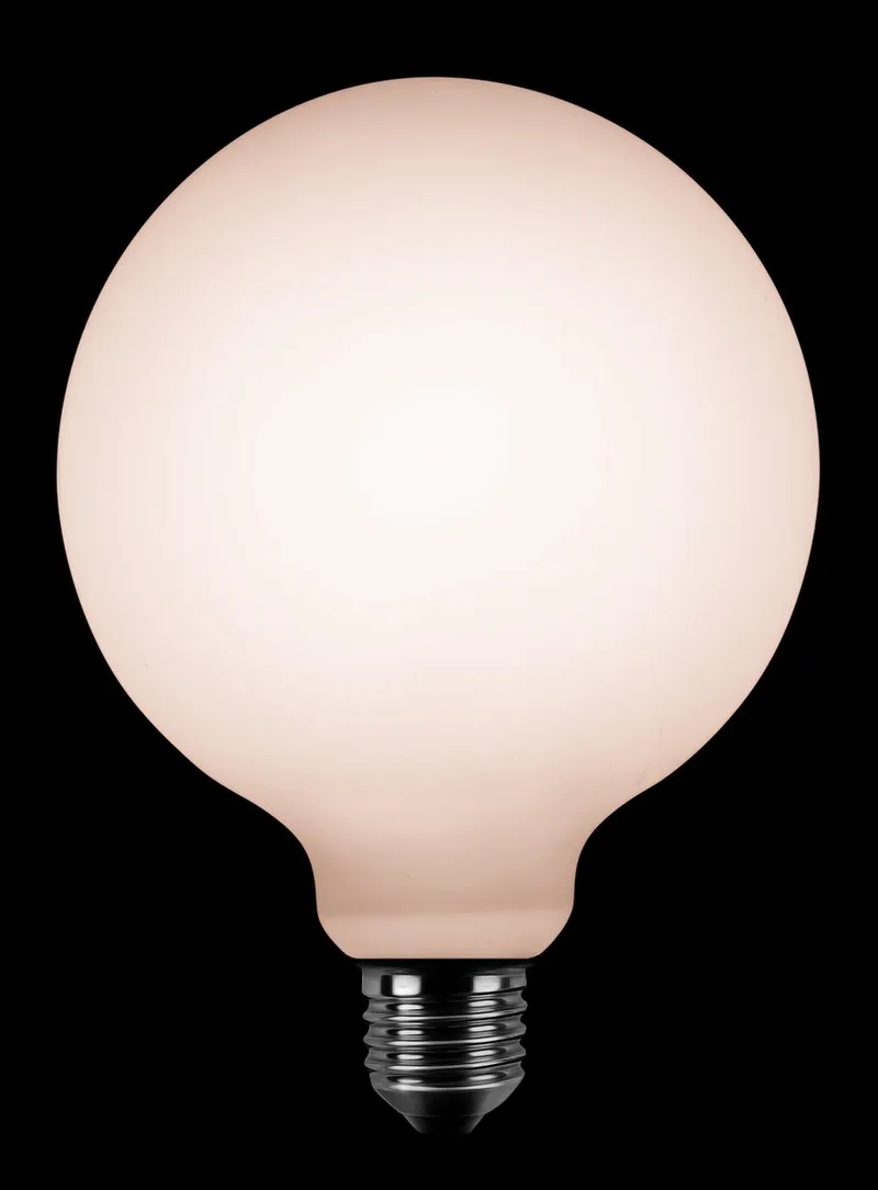 Led Globe 125mm E27 7w 2200k 3 stappen dimbaar mat opaal de ETH – photo produit