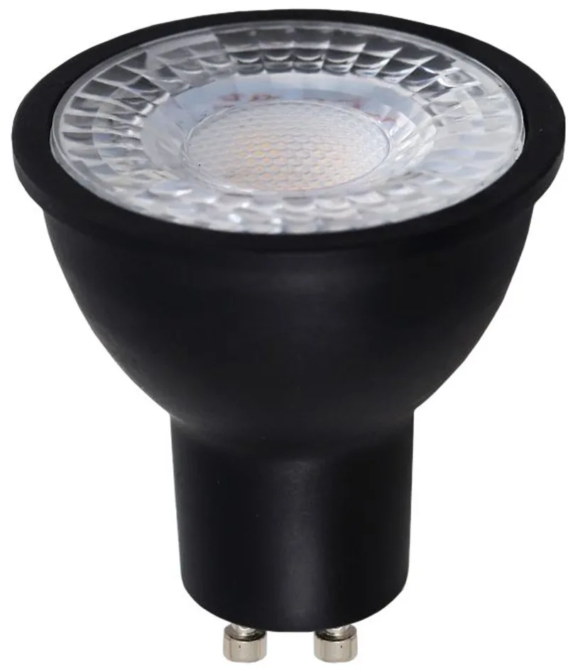 Led GU10 5w DTW 2700-2200k 350Lm zwart dimtone/dimbaar fra ETH – produktbillede