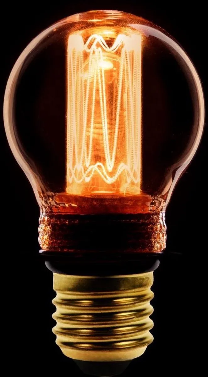Led kooldraad kogel E27 2.3w/9w 2000k goud dimbaar 65L by ETH – product photo