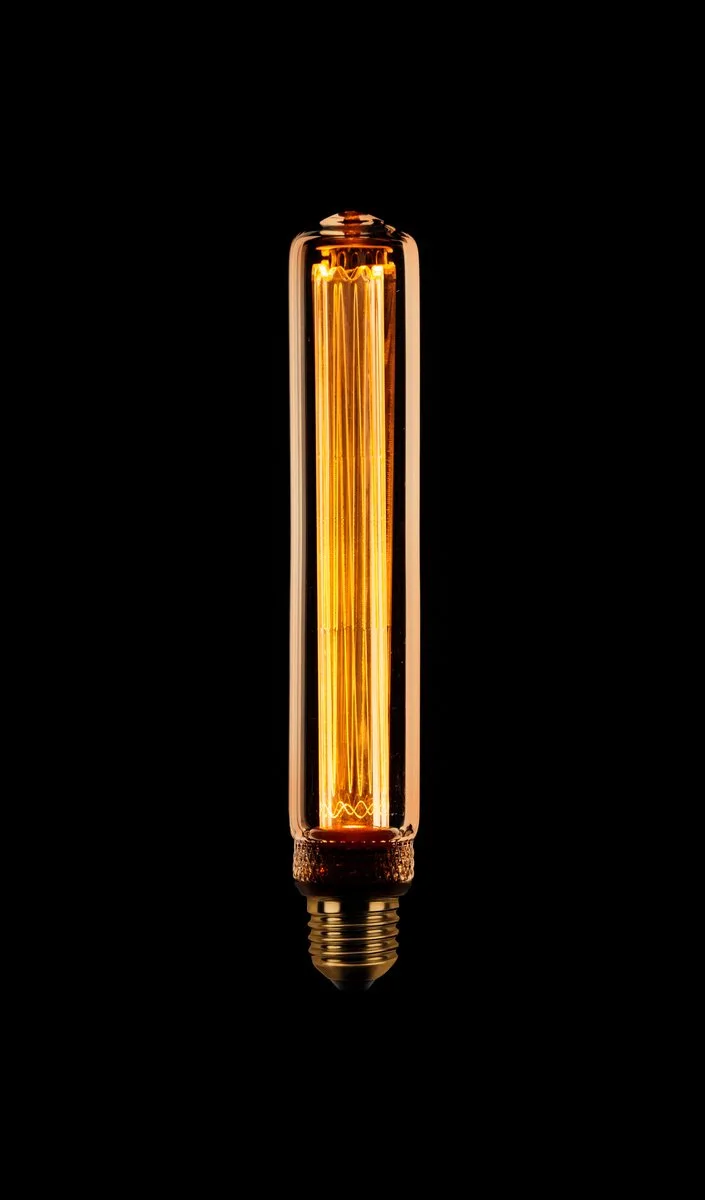 Led kooldraad T30 buislamp E27 2.3w/7w 1800k dimbaar 70L amber/goud von ETH – Produktfoto