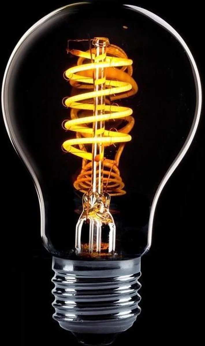 Led Spiraal - Standaard A60 - Dag / Nacht Sensor - Helder - E27 - 4Watt von ETH – Produktfoto