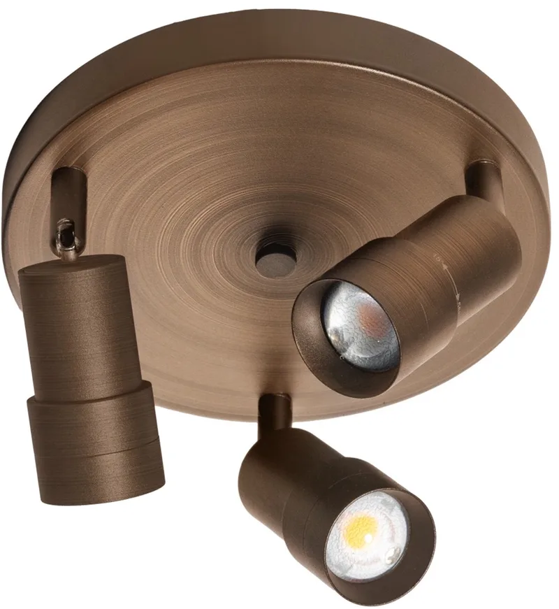 Liam Spot Led hoek instelbaar 15-55gr. 3 step dimming 2700k 3x7w de ETH en Bronze – photo produit