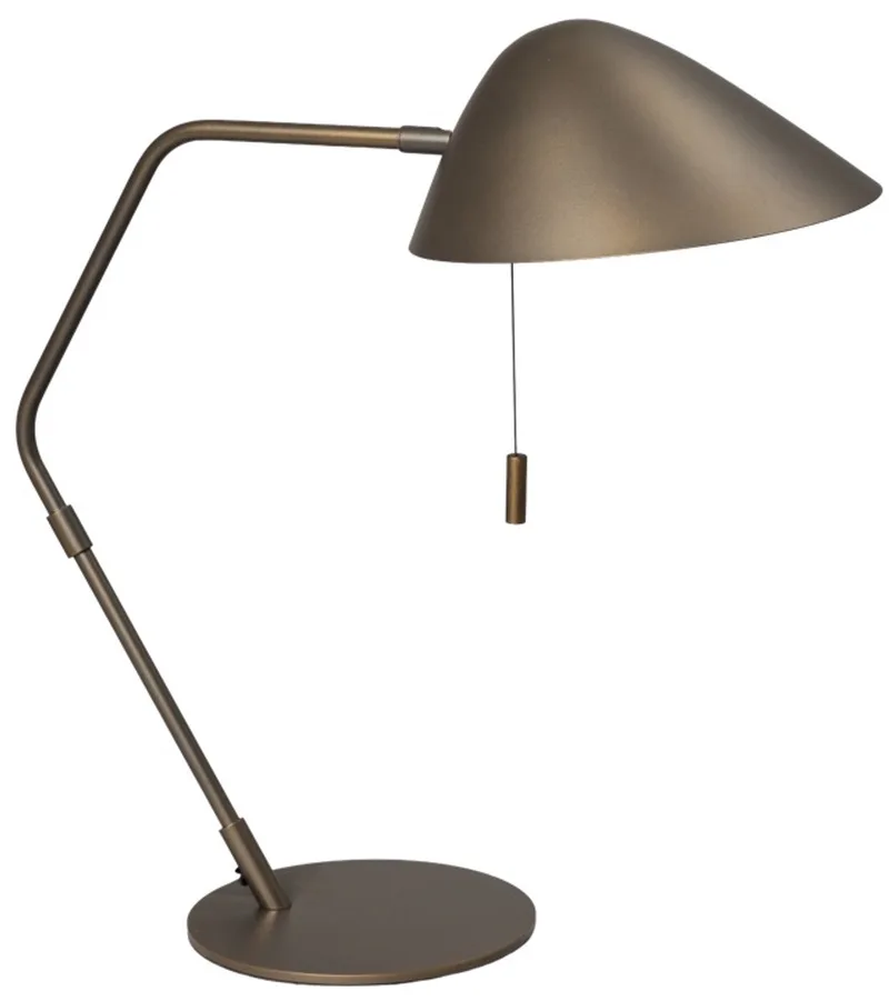 Lotte tafellamp 1x E27 trekschakelaar anodic by ETH in Brown – product photo