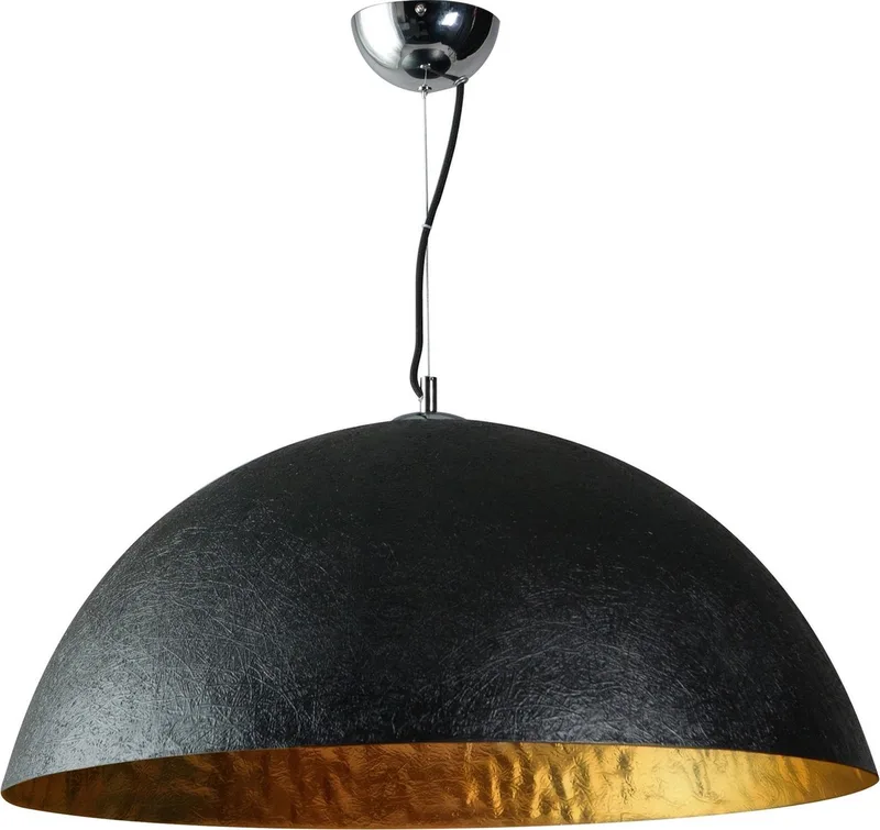 Mezzo Tondo - Hanglamp - 70cm - Goud van ETH in Zwart – productfoto