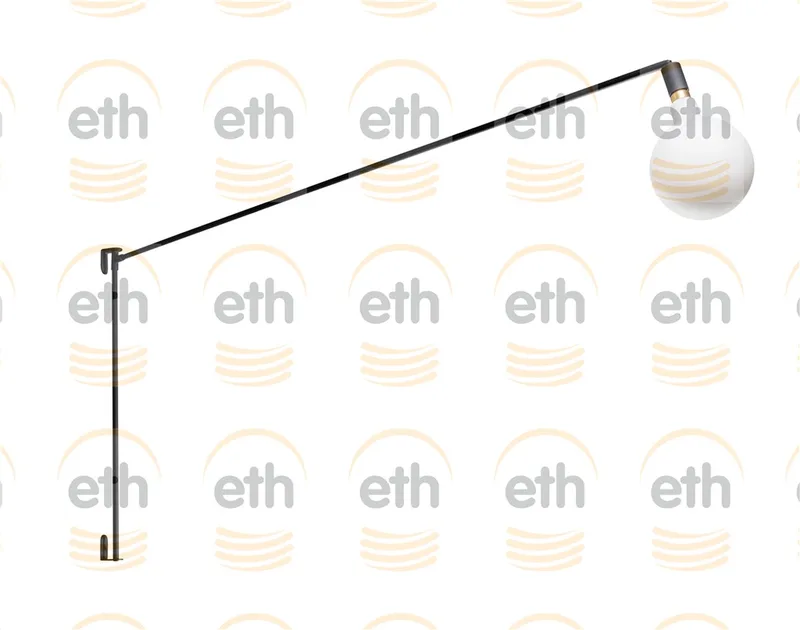 Mike Wandlamp XL 200cm by ETH in Black – product photo