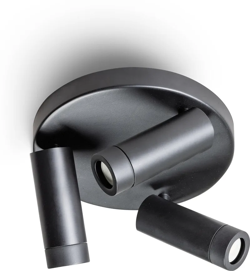 Miller Spot 3x E27 60W de ETH en Noir – photo produit