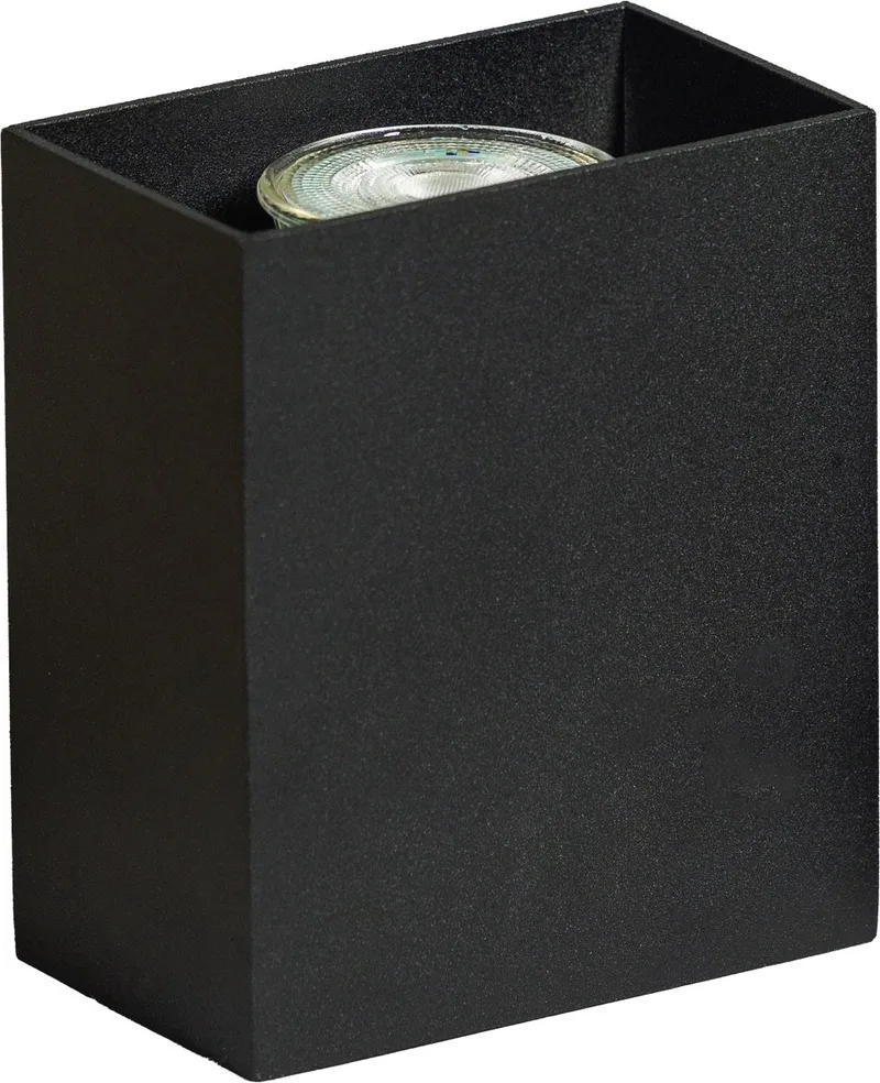 Minke Wandlamp excl. 1x GU10 fra ETH i Sort – produktbillede