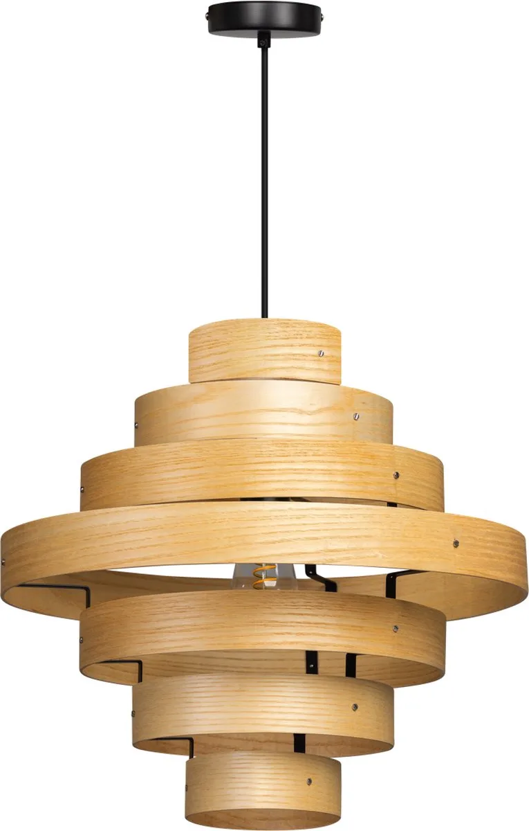 Oaknut - Hanglamp - Hout - 7 Rings fra ETH i Brun – produktbillede