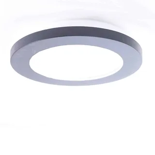 Plafondlamp | 17 cm | Anne plafondlampen IP44 | LED | zwart | kunststof, metaal | diffuse de ETH – photo produit 1 sur 3