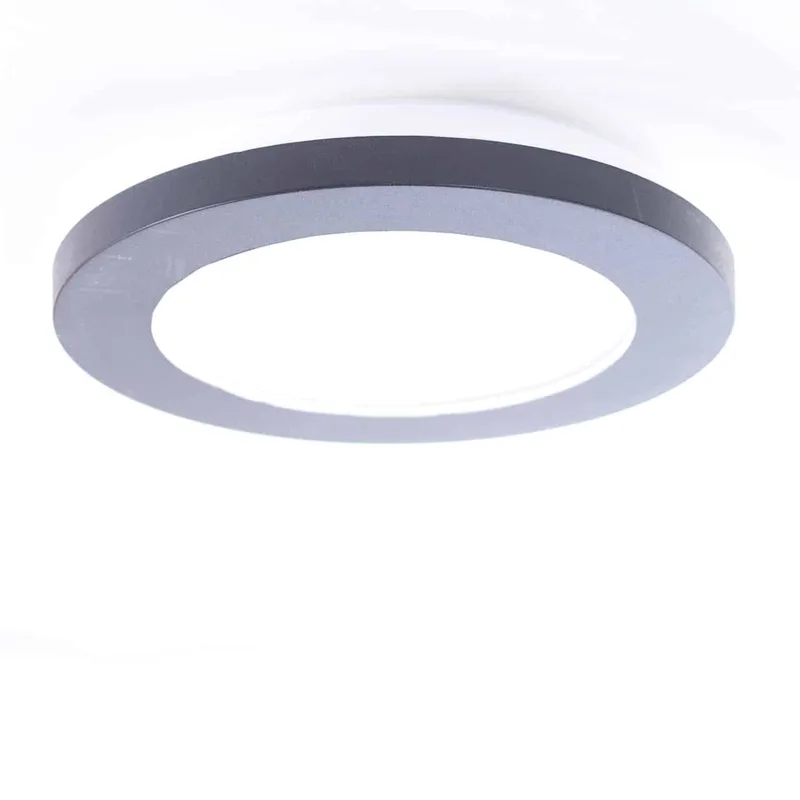 Plafondlamp | 17 cm | Anne plafondlampen IP44 | LED | zwart | kunststof, metaal | diffuse de ETH – photo produit 1 sur 3