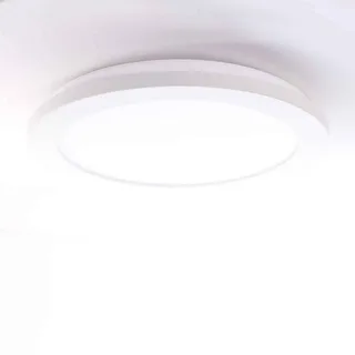 Plafondlamp | 26 cm | Anne plafondlampen IP44 | LED | wit | kunststof metaal | moderne functionele de ETH – photo produit 1 sur 3