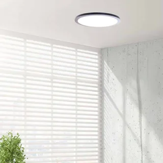 Plafondlamp | 40 cm | Anne plafondlampen IP44 | LED | zwart | kunststof metaal | diffuse verlichting fra ETH – produktbillede 2 af 3