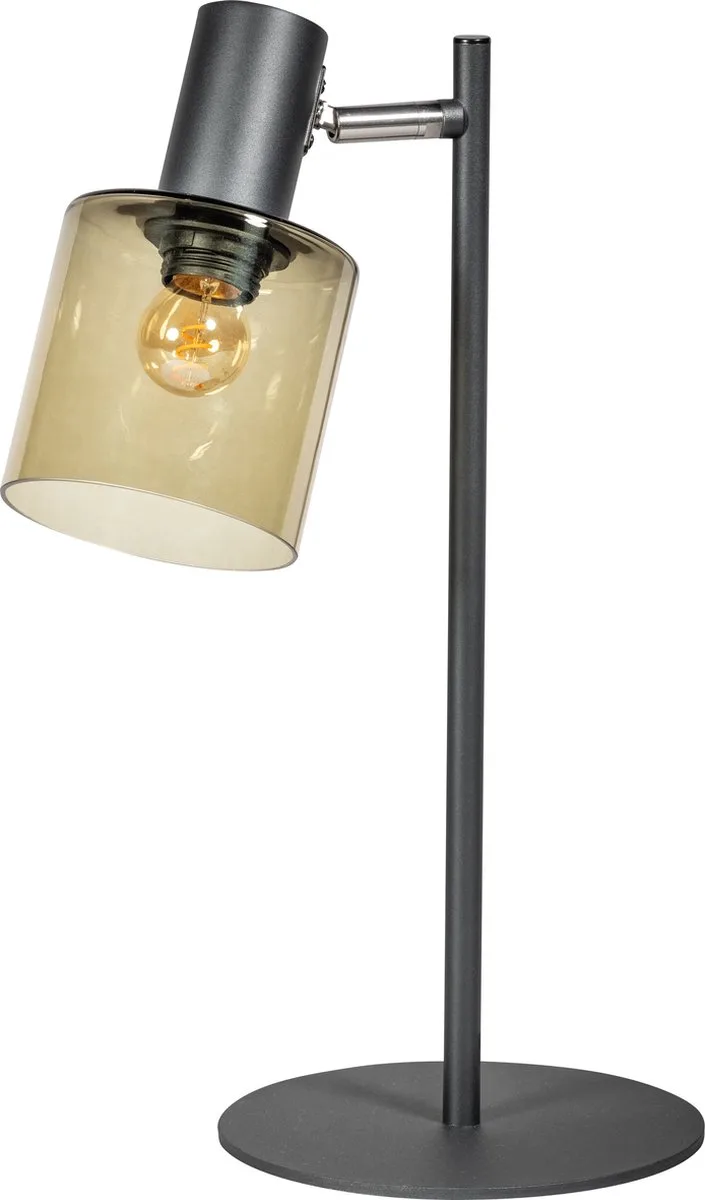 Sledge Glass Tafellamp E27 Green Glas fra ETH i Goud Zwart – produktbillede