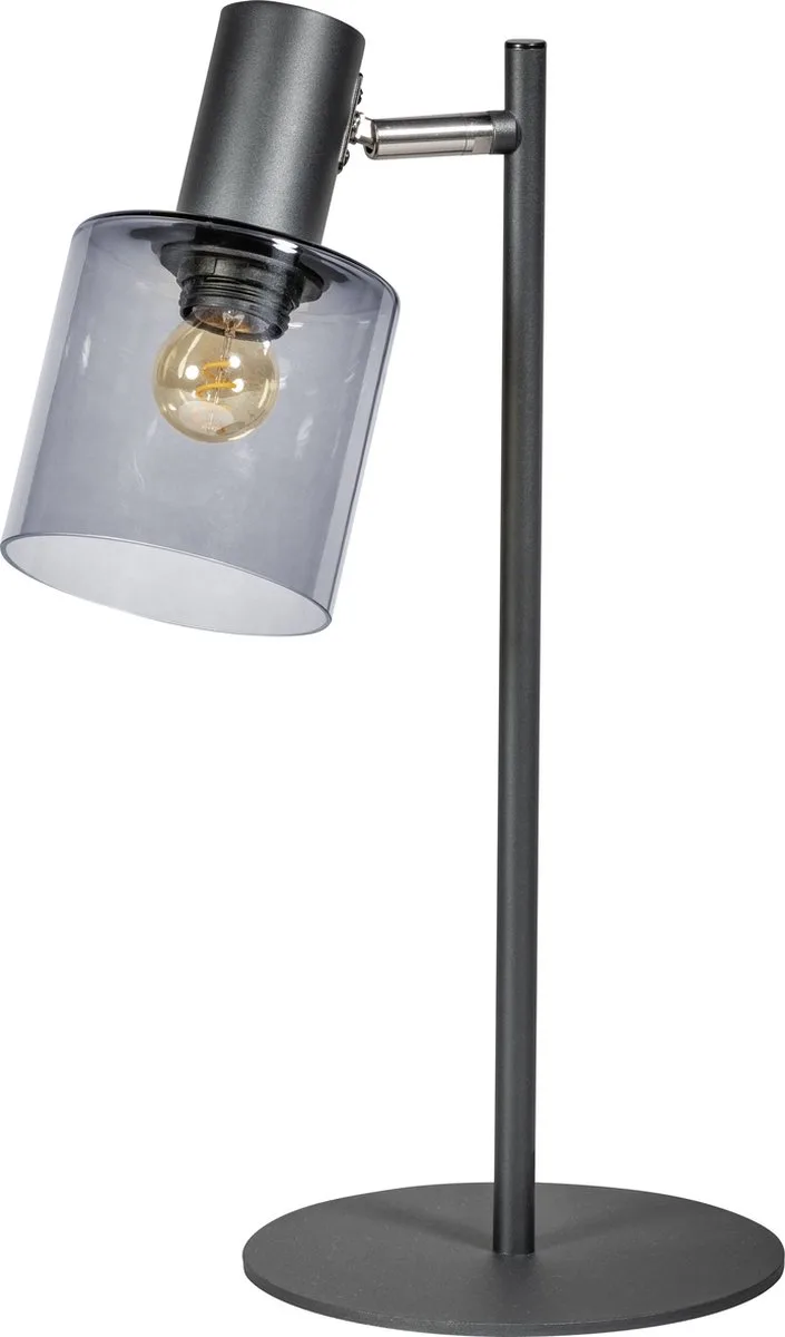Sledge Glass Tafellamp E27 Smoke Glas van ETH in Zwart – productfoto