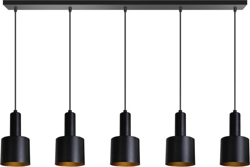 Sledge Hanglamp 5x E27 fra ETH i Sort – produktbillede