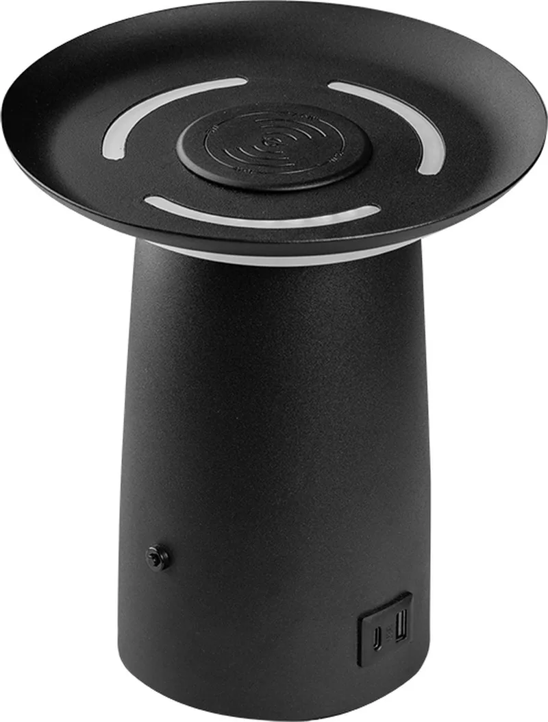 Sooff Led Tafellamp Wireless phone charging + usb c LED dimmable de ETH en Noir – photo produit