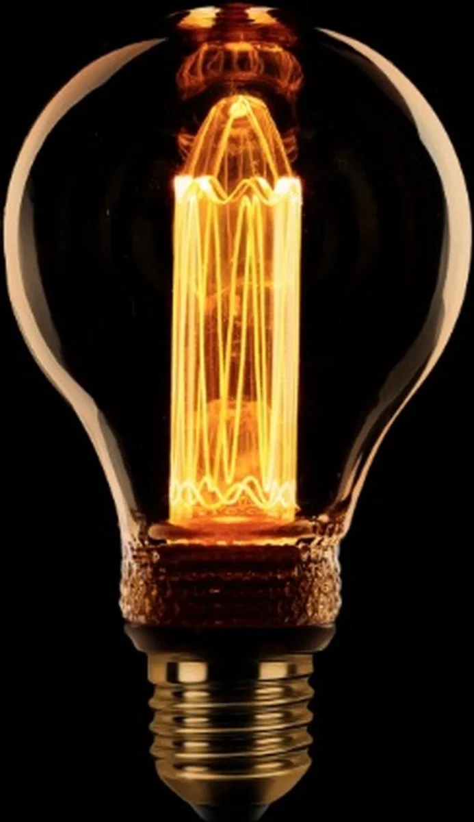 Standaard kooldraad Led 2.3w/7w E27 240v 1800k dimbaar 65L amber/goud de ETH – photo produit